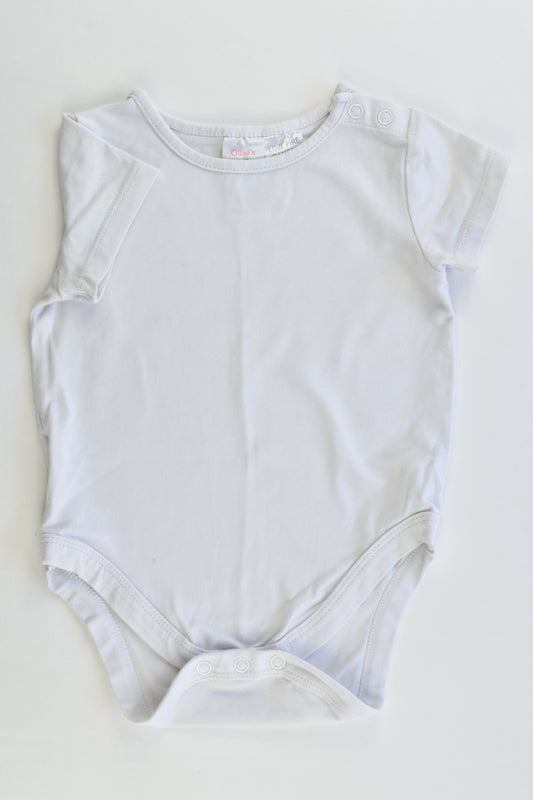 Ollie's Place Size 0 (6-12 months) White Bodysuit