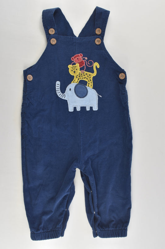 Ollie's Place Size 0 Animals Soft Lined Cord Overalls