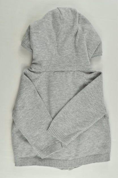 Ollie's Place Size 0 Knitted Zip Jumper