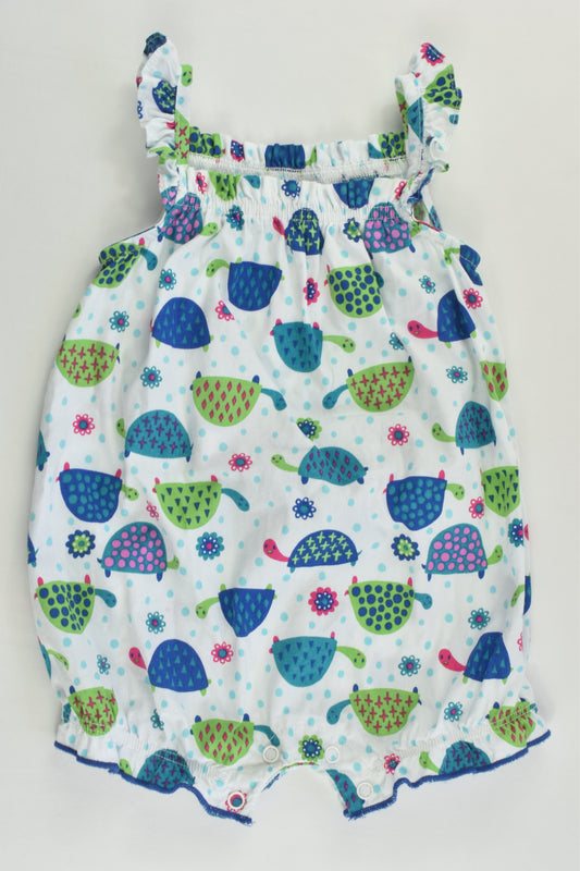 Ollie's Place Size 00 (3-6 months, 68 cm) Tortoises Summer Romper