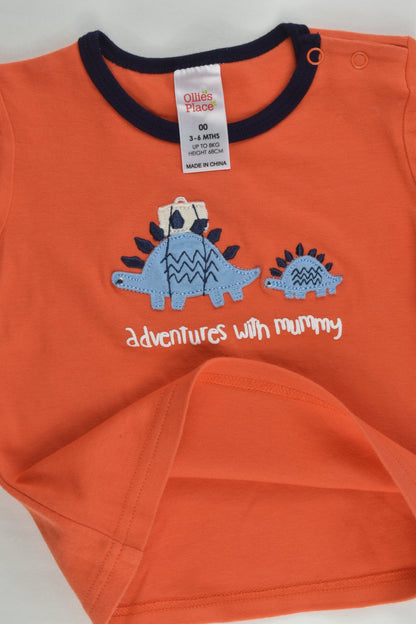 Ollie's Place Size 00 'Adventures With Mummy' T-shirt