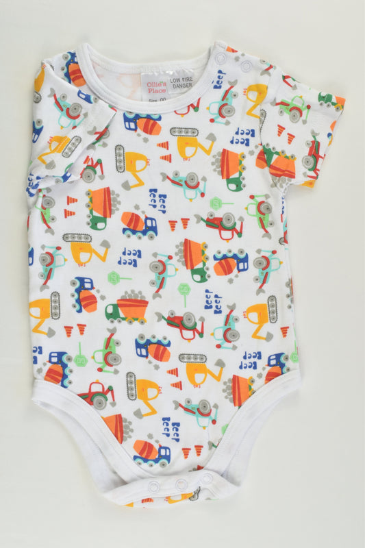 Ollie's Place Size 00 Vehicles Bodysuit