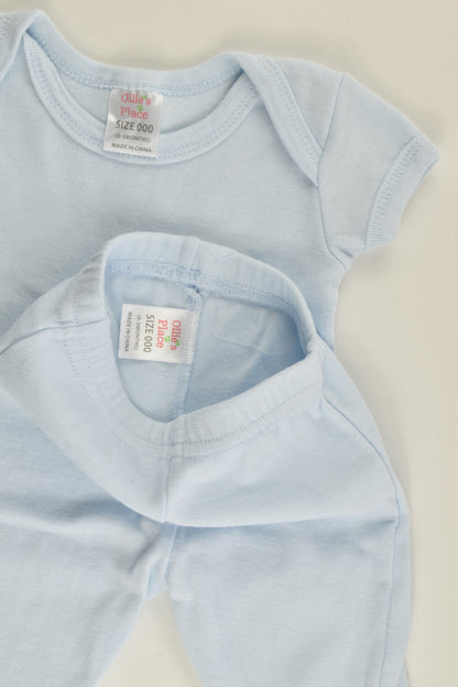 Ollie's Place Size 000 (0-3 months) Outfit