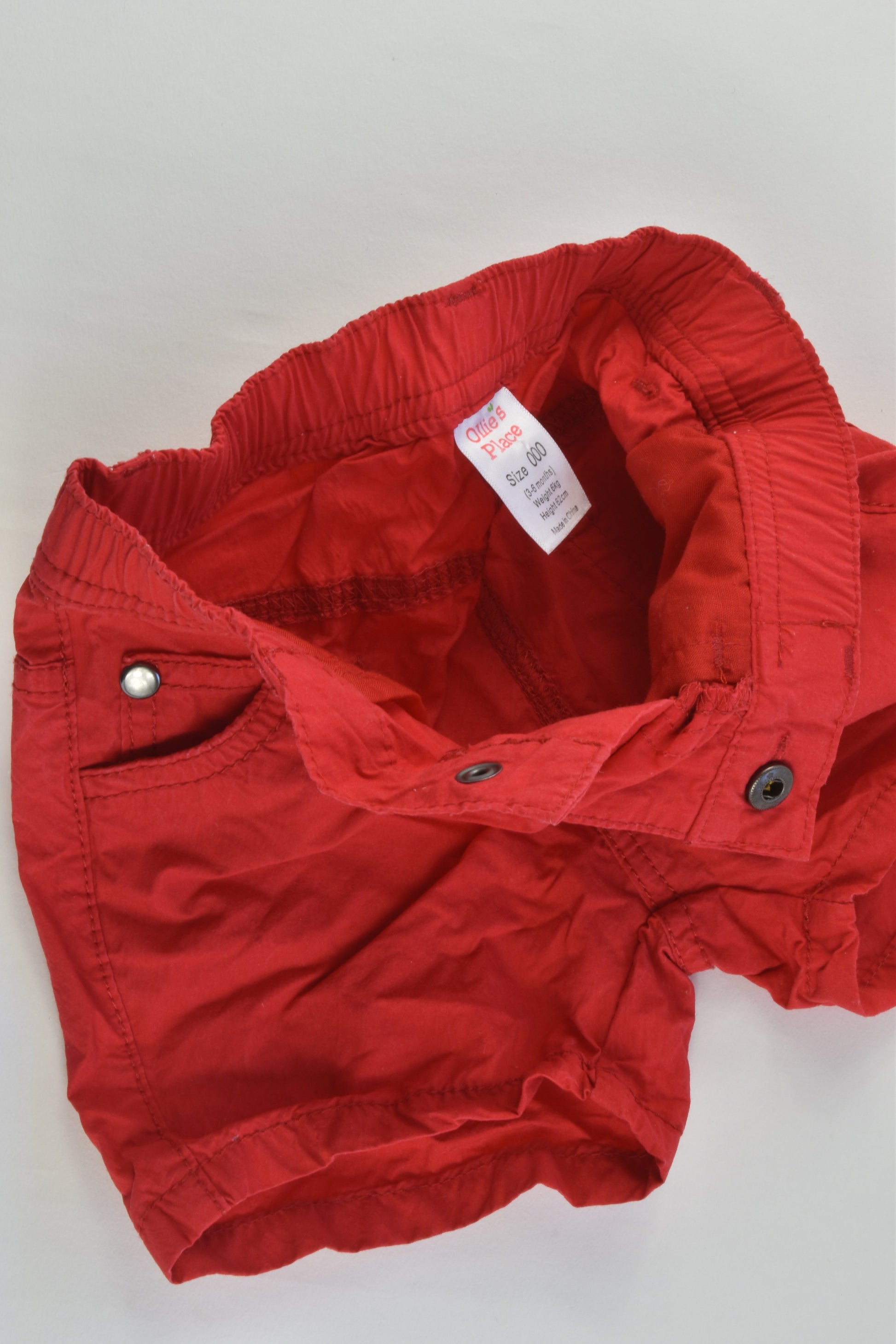 Ollie's Place Size 000-00 (3-6 months) Lightweight Shorts