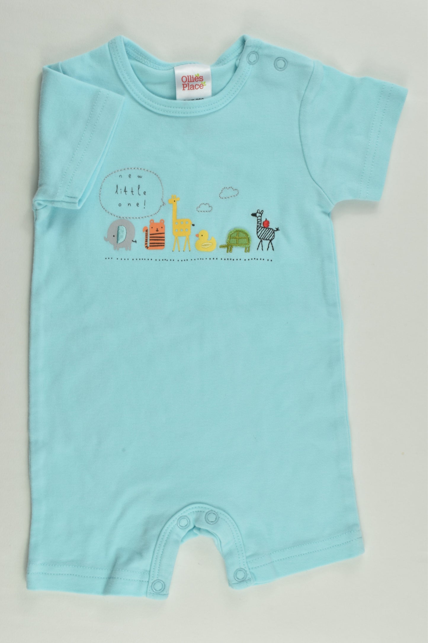 Ollie's Place Size 000 'New Little One' Short Romper