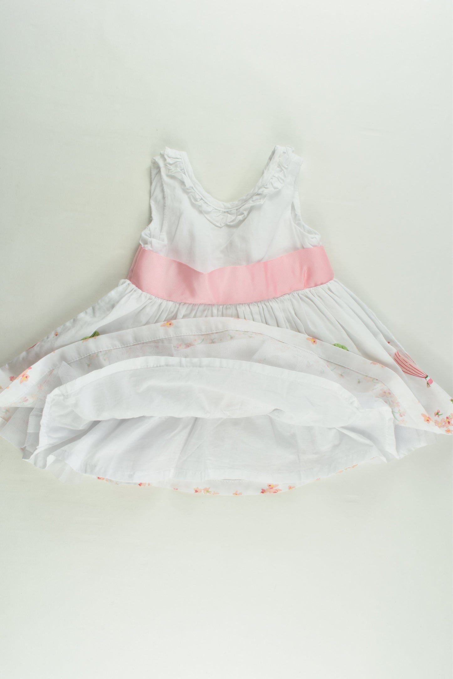 Ollie's Place Size 0000 (0-3 months) Lined Hot Air Balloons Dress