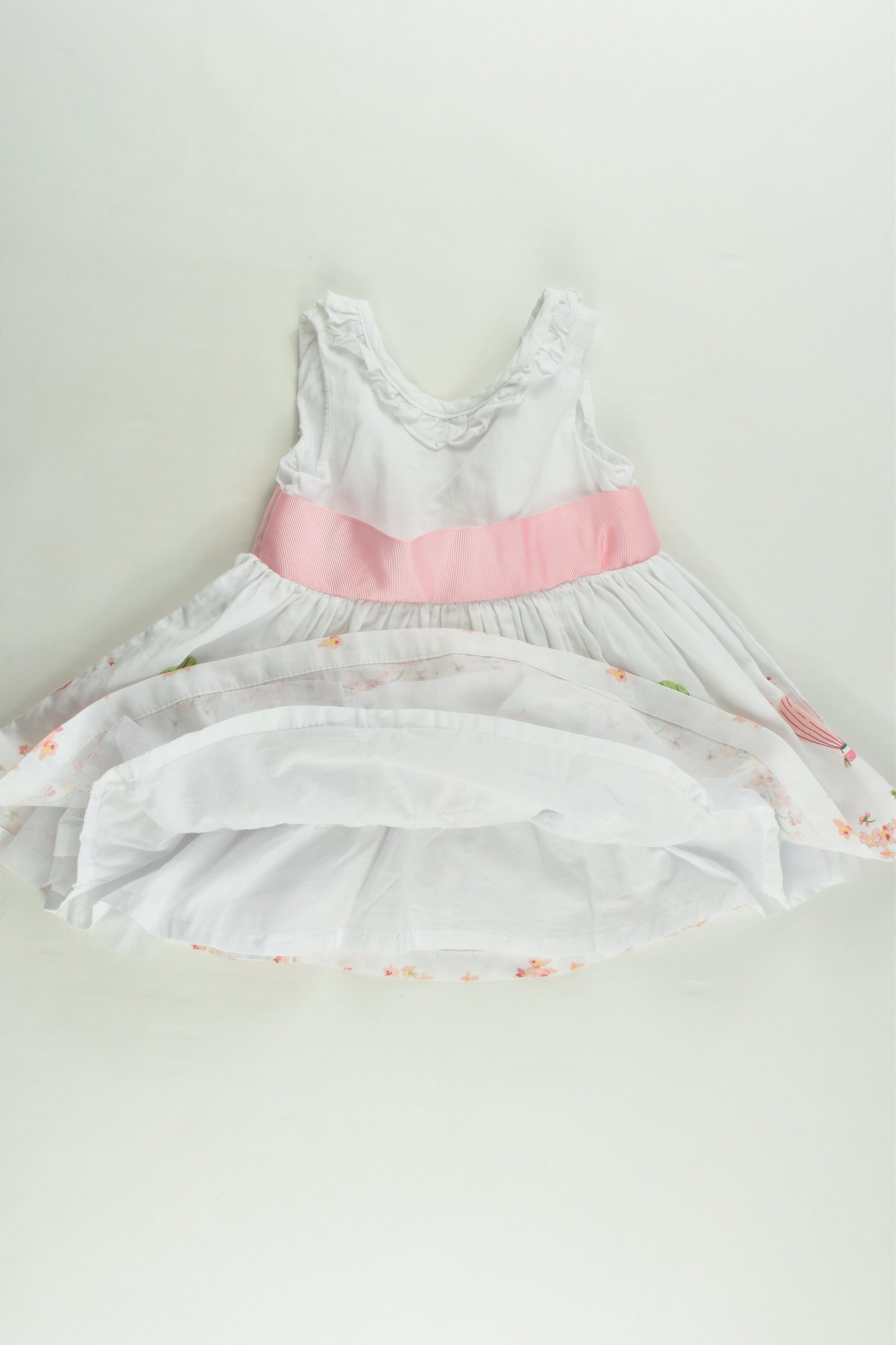 Ollie's Place Size 0000 (0-3 months) Lined Hot Air Balloons Dress