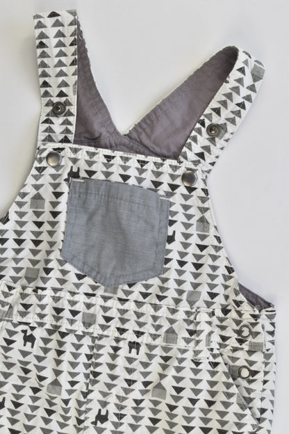 Ollie's Place Size 1 (12-18 months) Camels Short Overalls