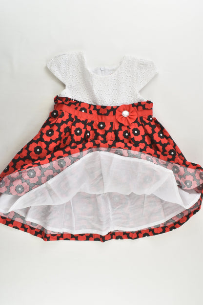 Ollie's Place Size 1 Lined Lace/Floral Dress