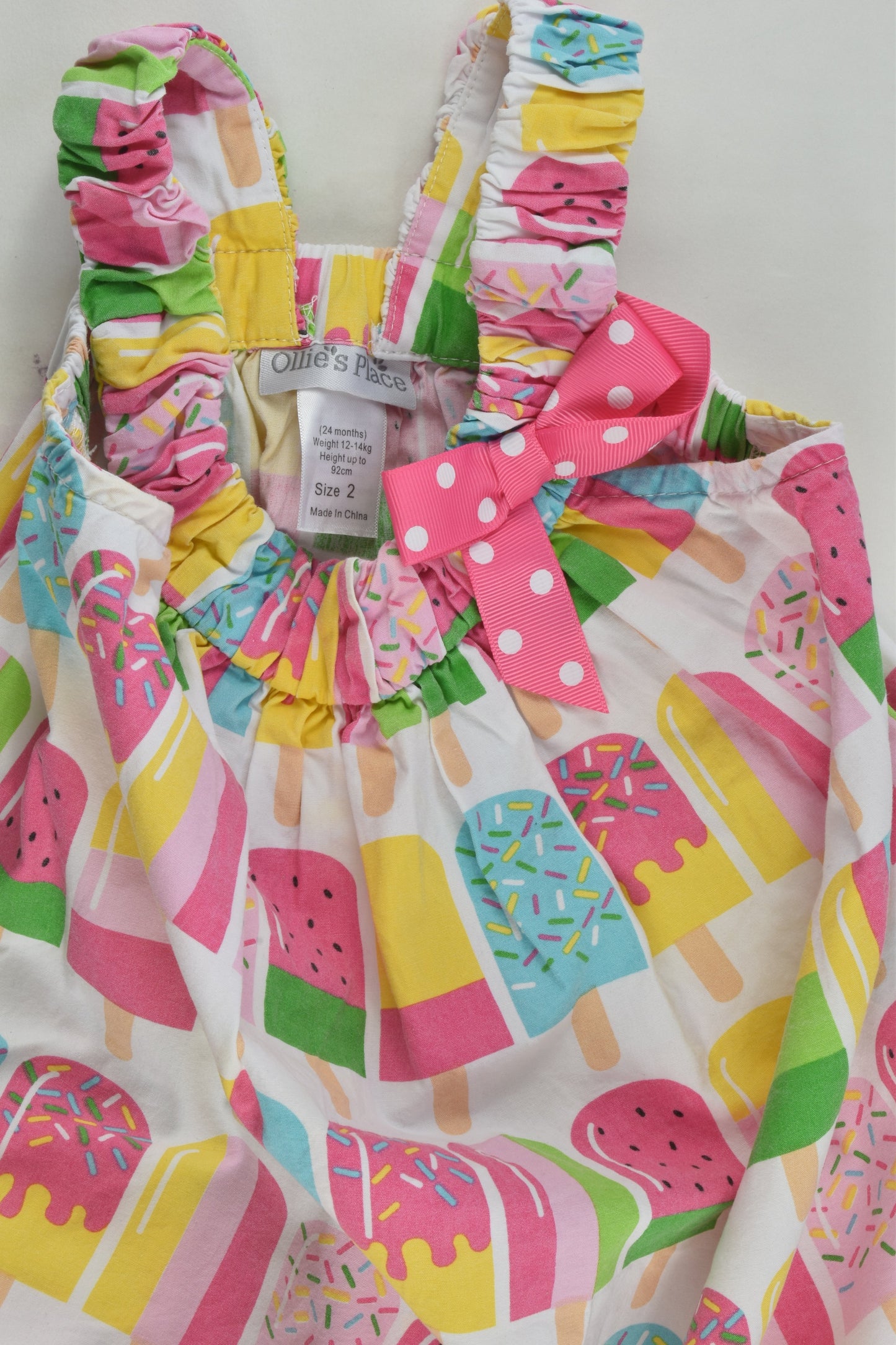 Ollie's Place Size 2 Ice Cream Dress