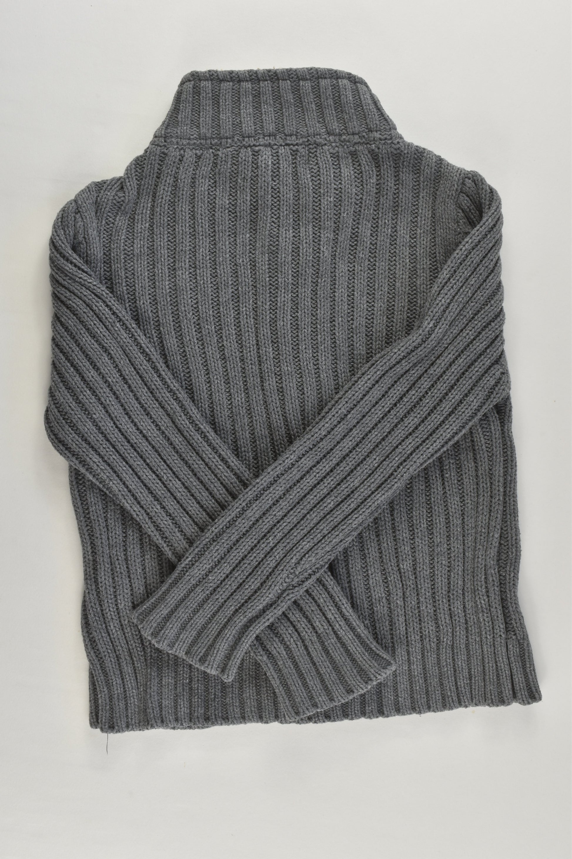Ollie's Place Size 2 Knitted Zip Jumper