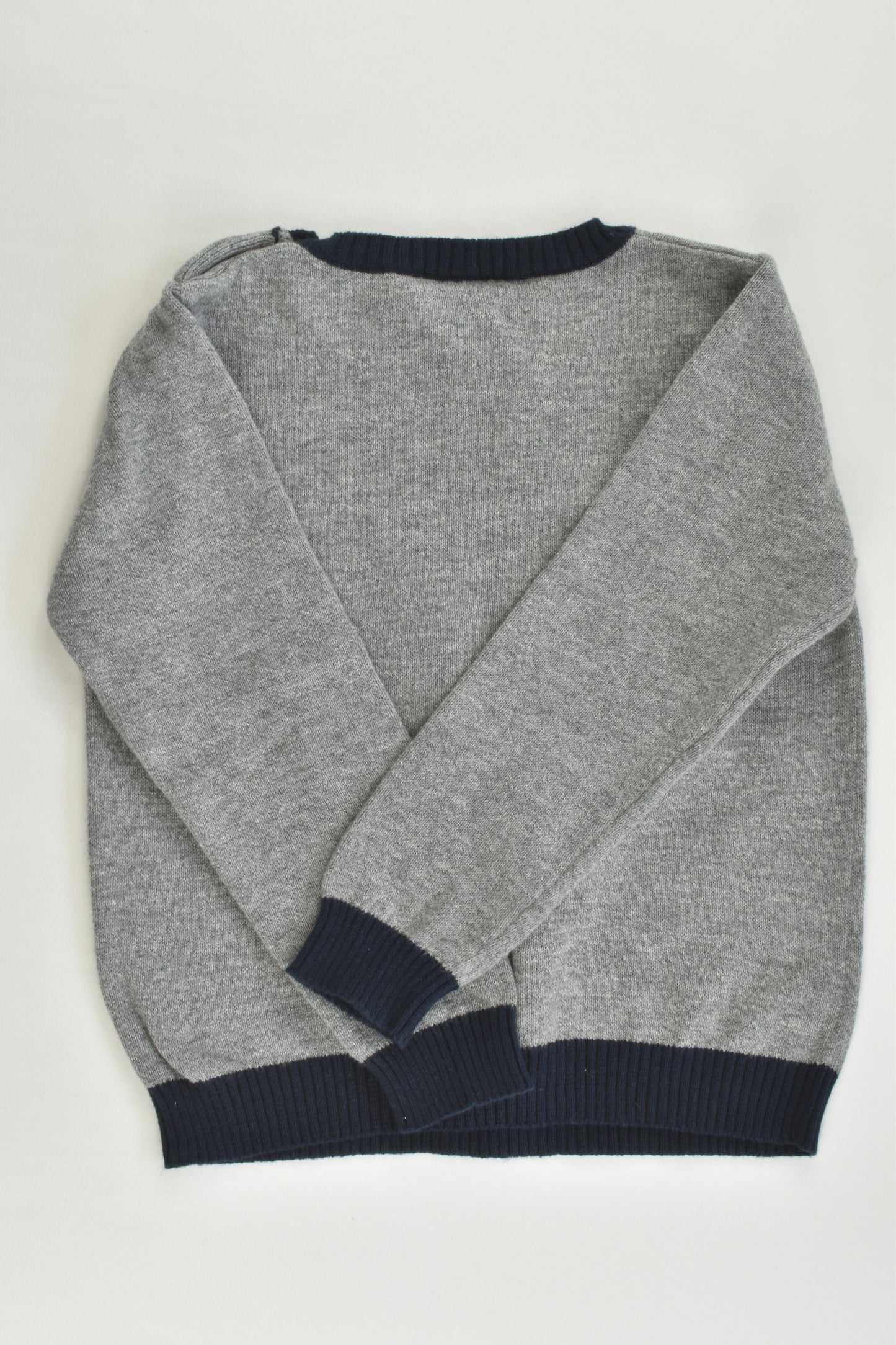 Ollie's Place Size 2 Vehicle Knitted Jumper
