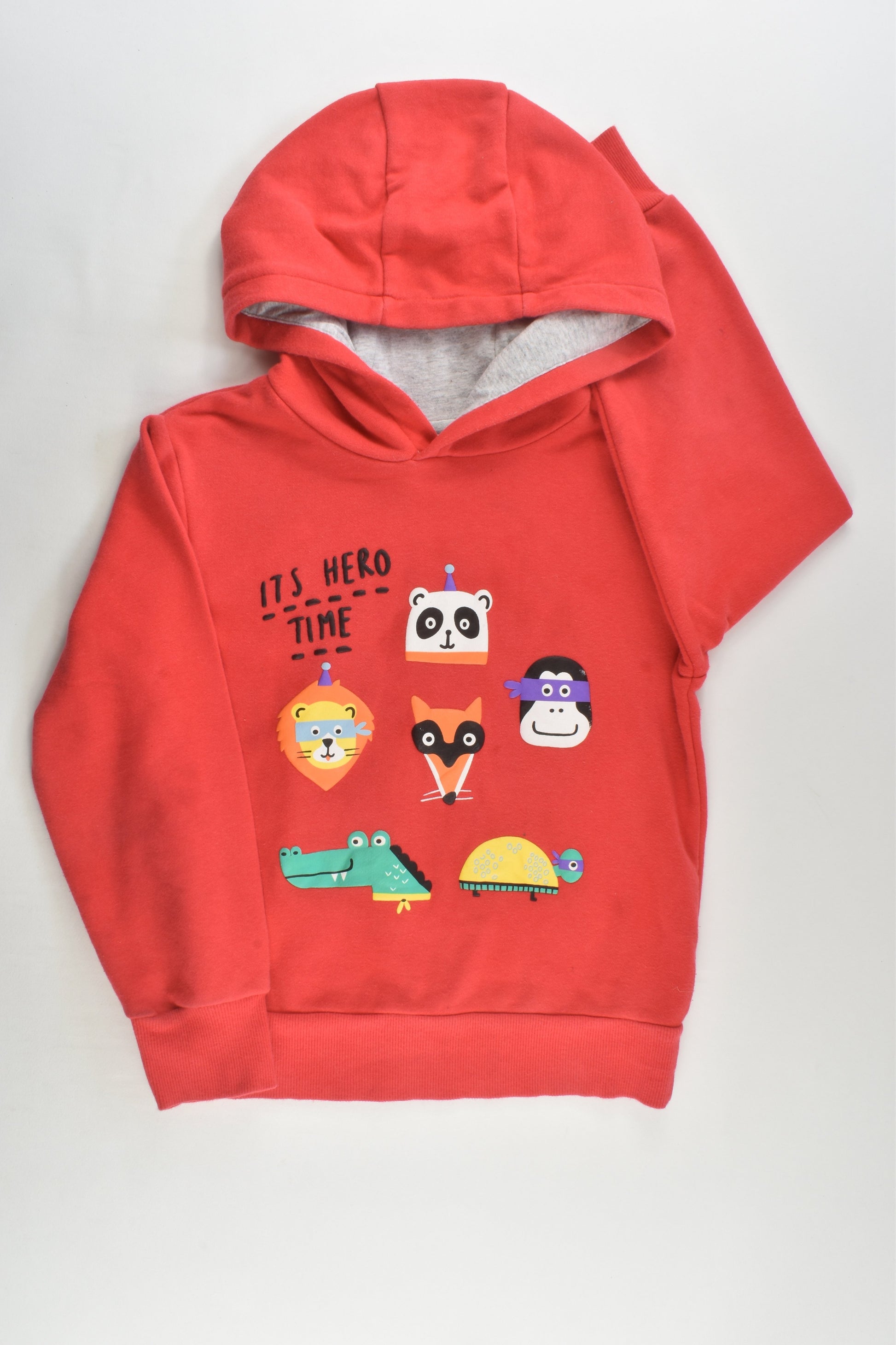 Ollie's Place Size 5 'It's Hero Time' Hooded Jumper