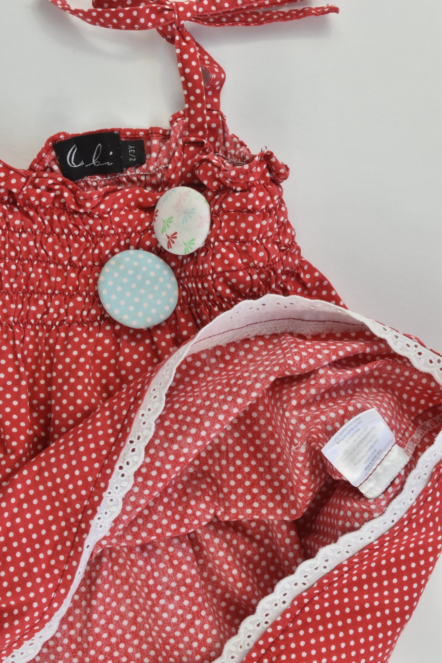 Oobi Size 2/3 Polka Dots Dress