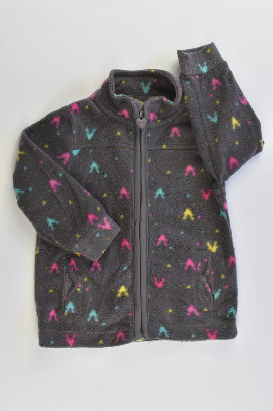 Orchestra (France) Size 0 (9 months, 71 cm) Love Hearts Fleece Jumper