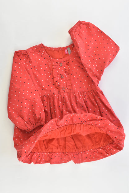 Orchestra France Size 12 months (74 cm) Lined Blouse/Tunic