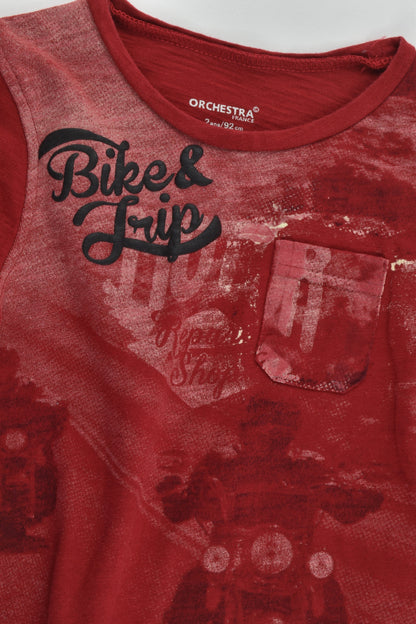 Orchestra (France) Size 2 (92 cm) 'Bike & Trip' Top