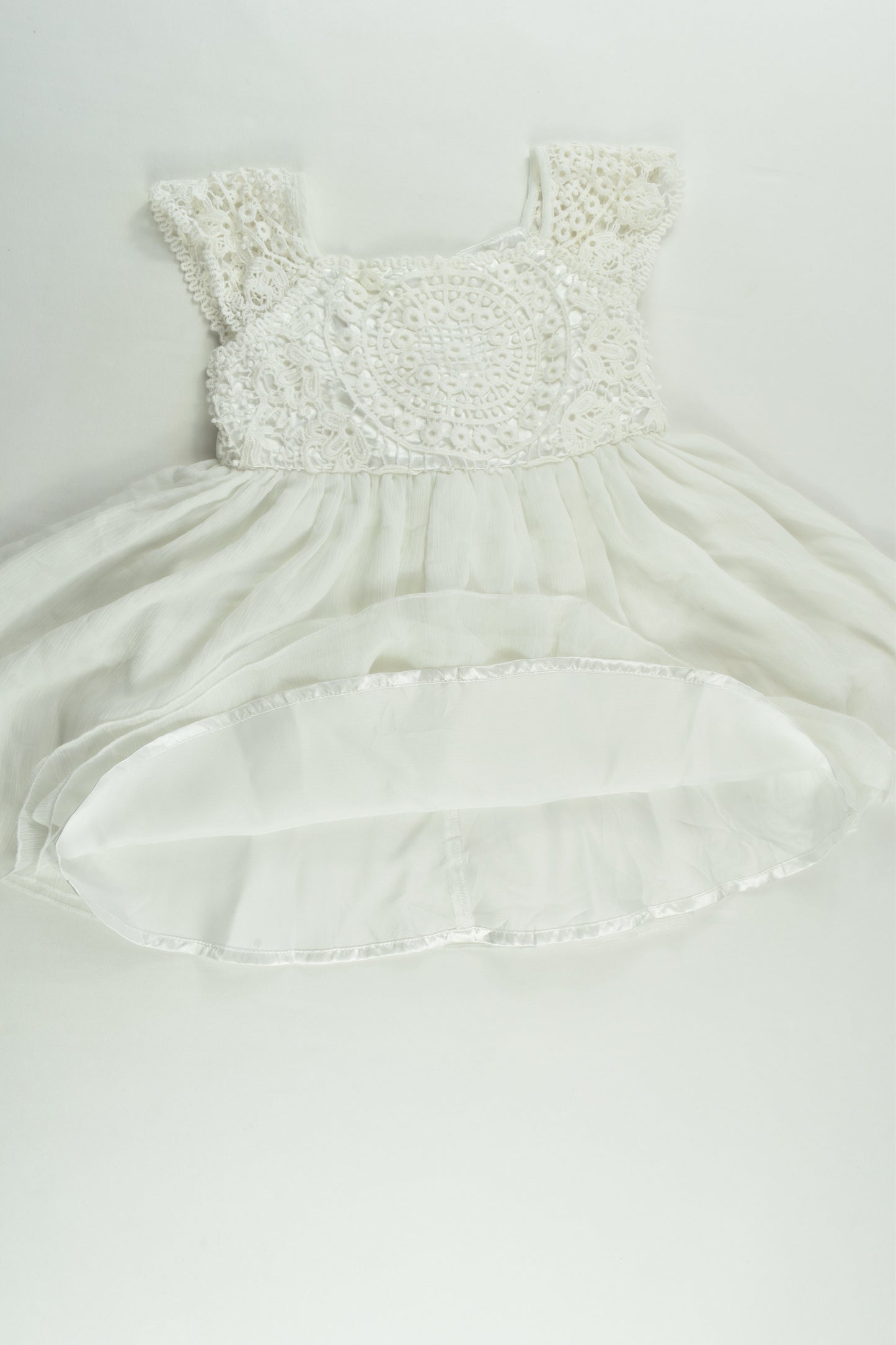 Origami Size 0 Lace Front Special Occasion Dress