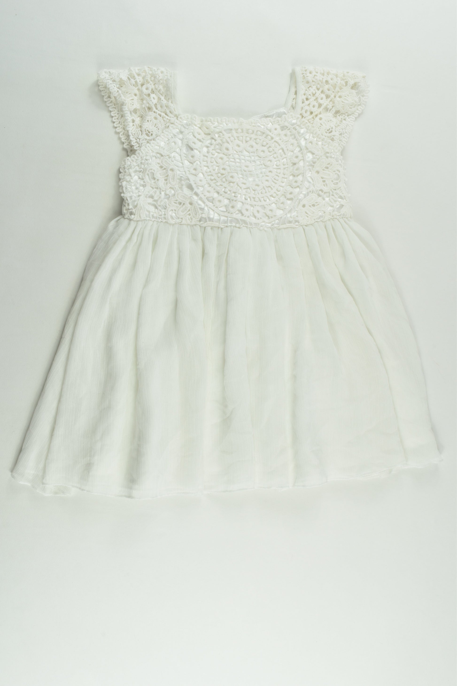 Origami Size 0 Lace Front Special Occasion Dress