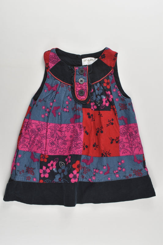 Origami Size 0 Lined Cord Dress