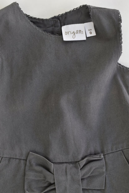Origami Size 0 Lined Dress