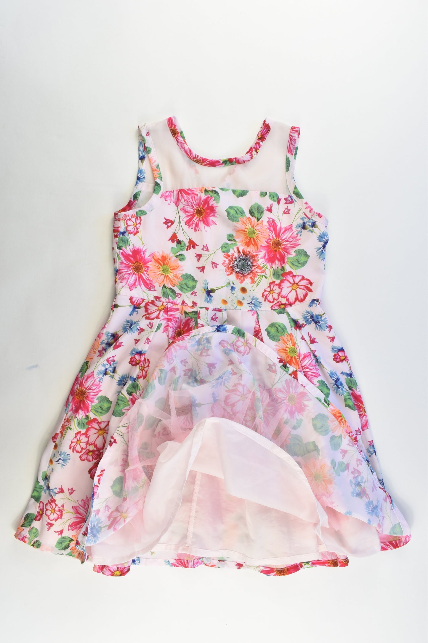 Origami Size 4 Floral Lined Dress