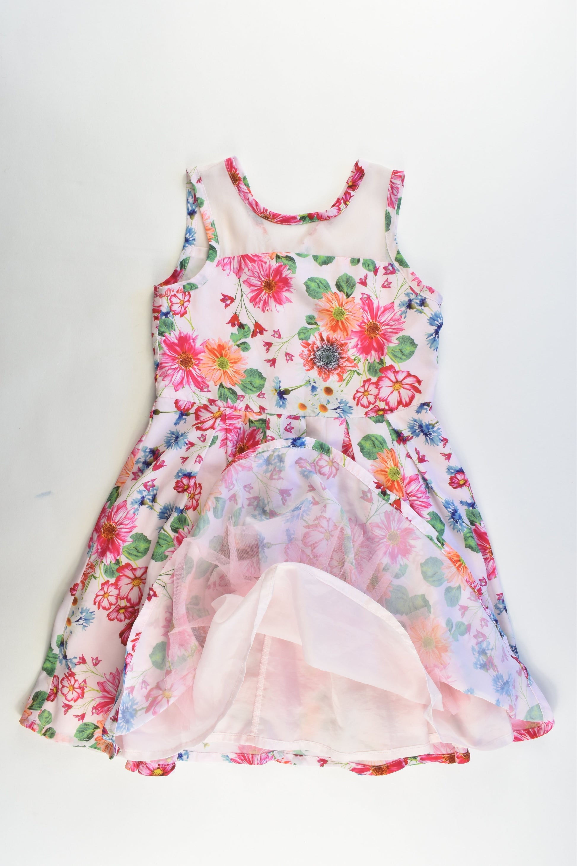 Origami Size 4 Floral Lined Dress
