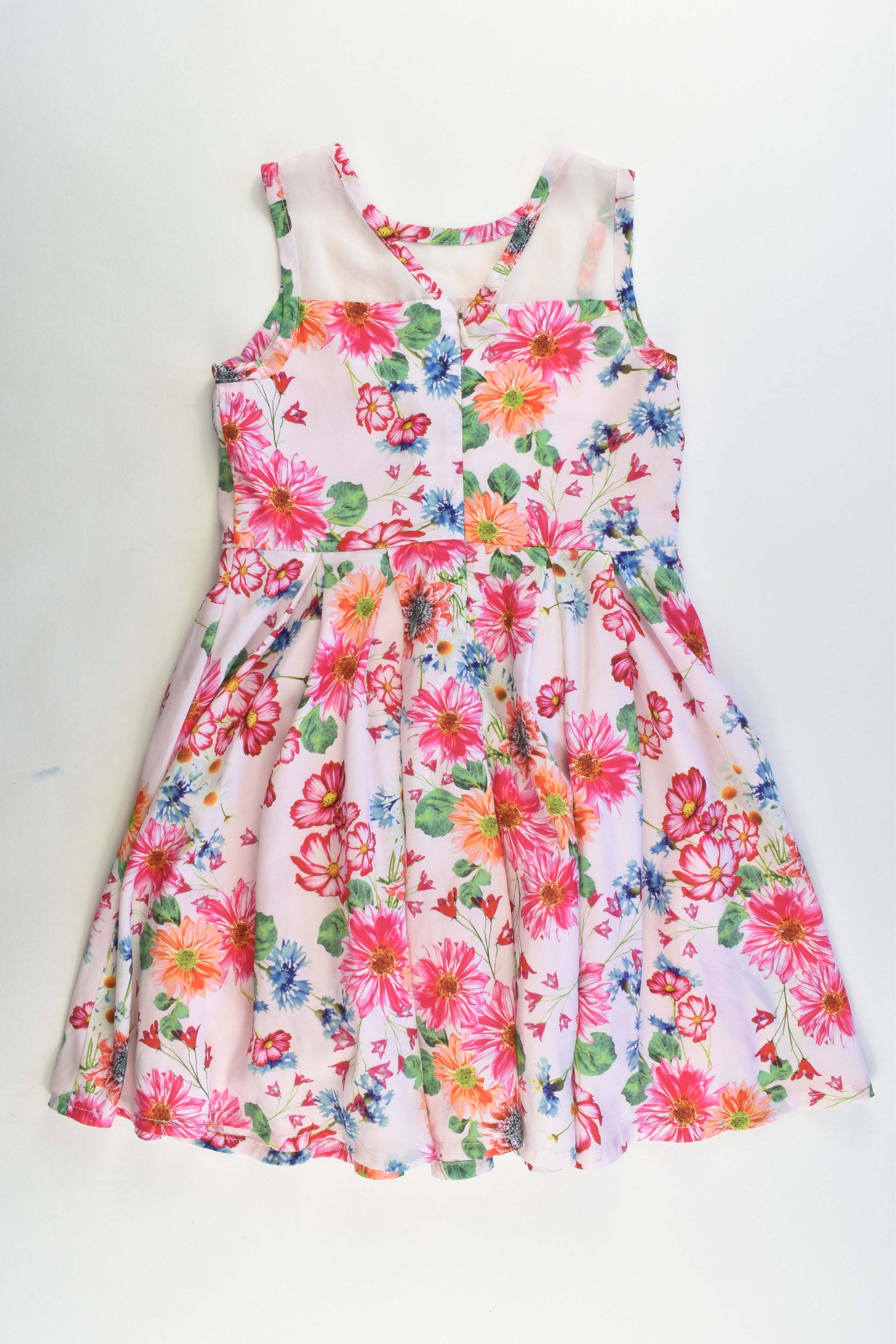 Origami Size 4 Floral Lined Dress