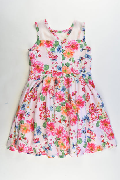 Origami Size 4 Floral Lined Dress