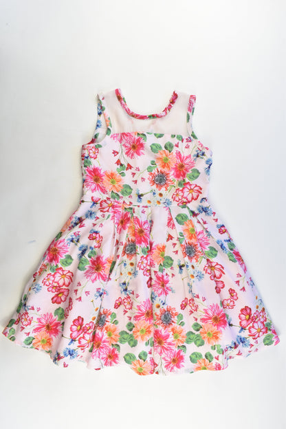 Origami Size 4 Floral Lined Dress