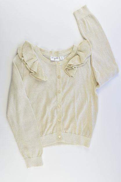 Origami Size 8 Ruffle Cardigan