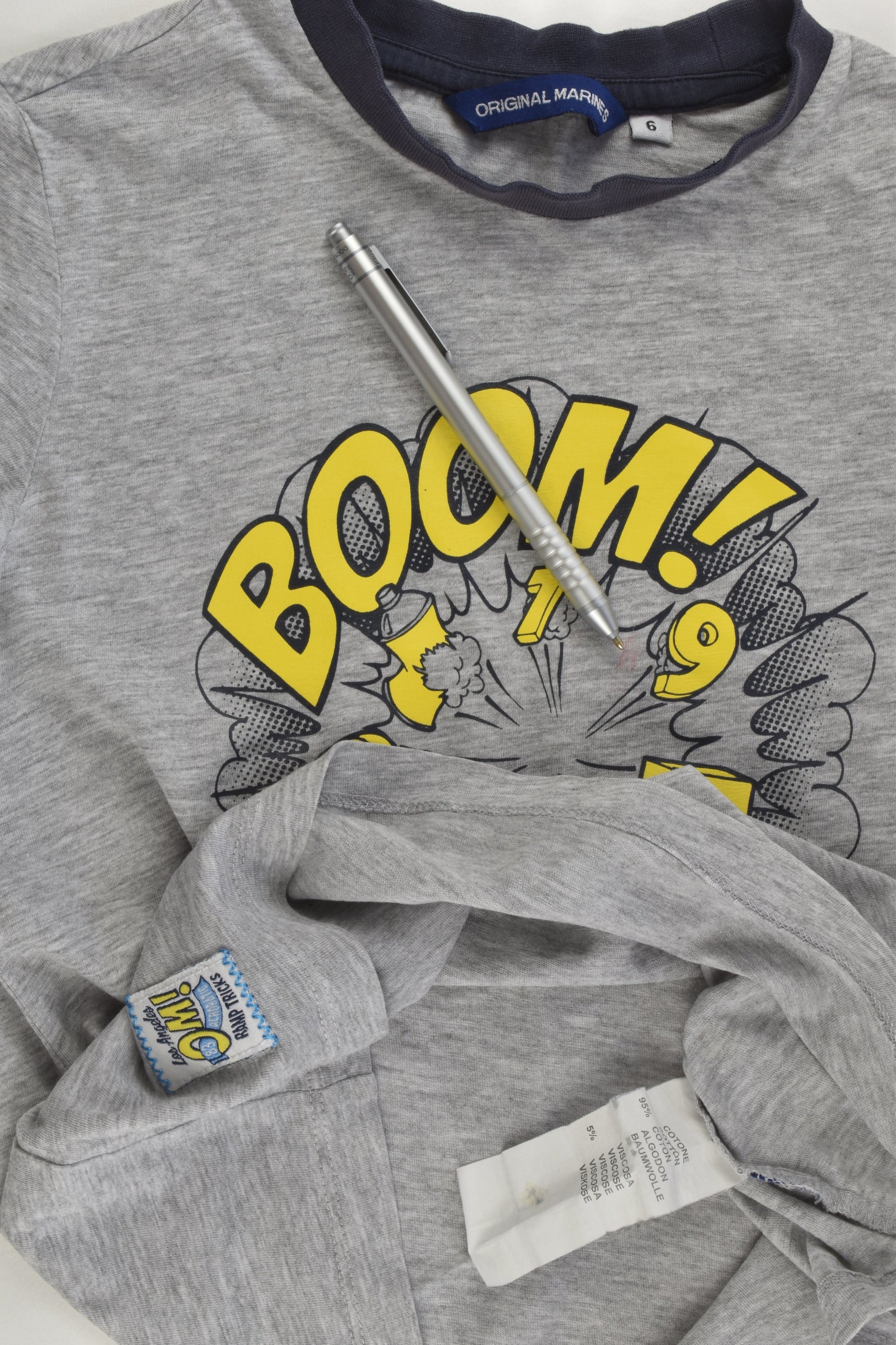Original Marines Size 6 'Boom!' T-shirt