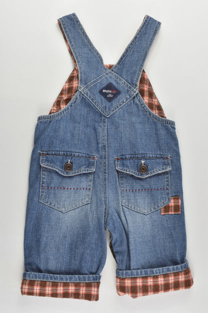 OshKosh Size 00 (6 months) Denim Overalls
