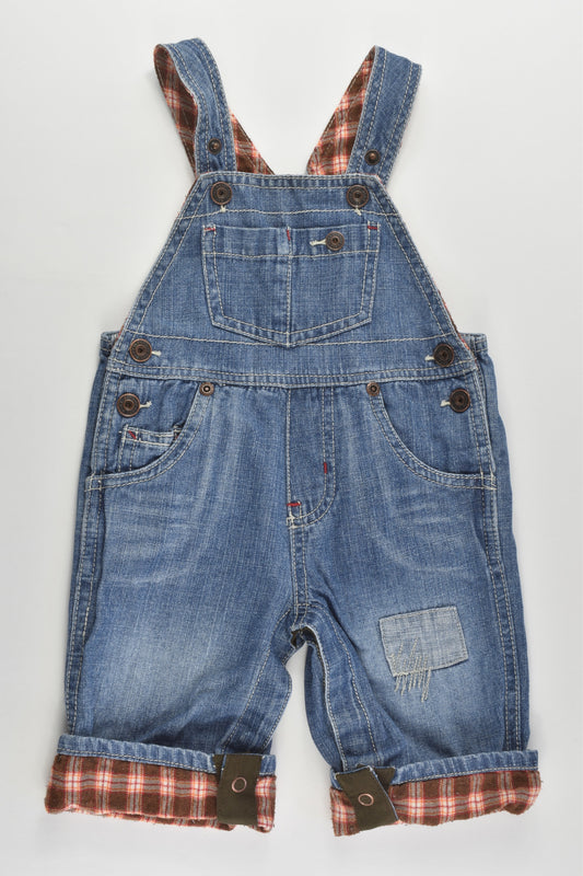 OshKosh Size 00 (6 months) Denim Overalls