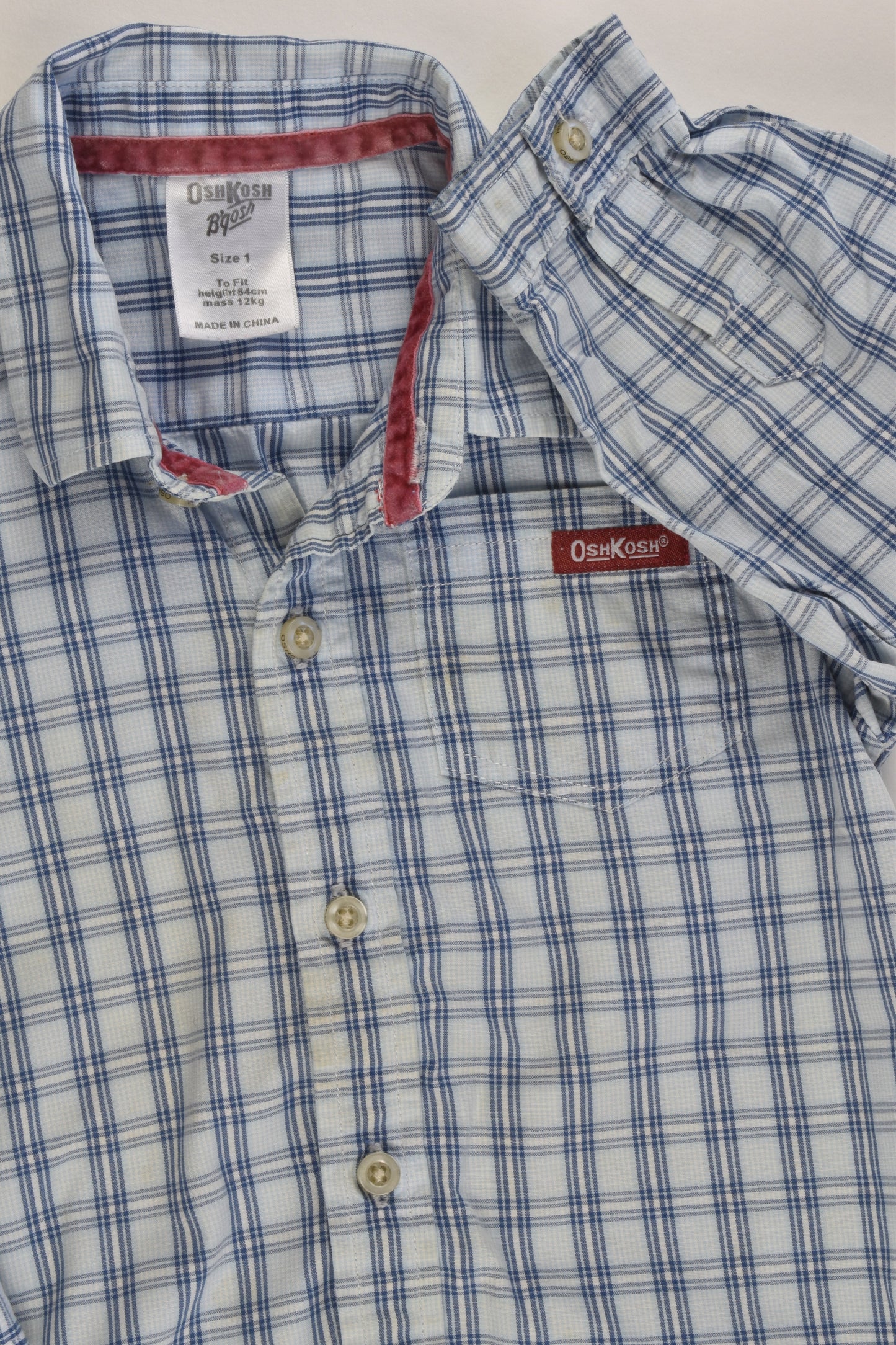 OshKosh Size 1 Checked Shirt