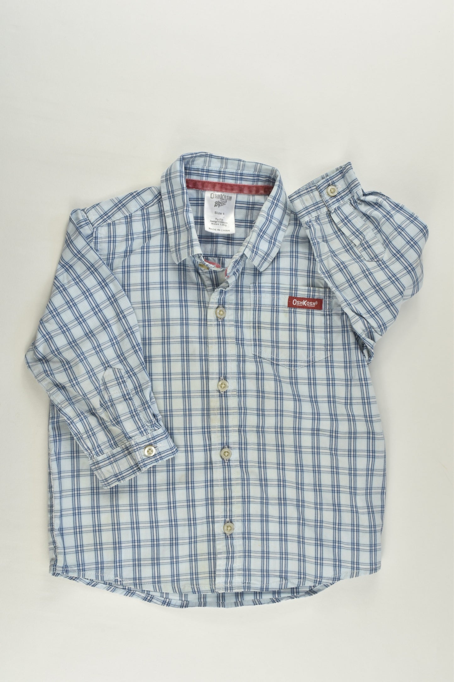 OshKosh Size 1 Checked Shirt