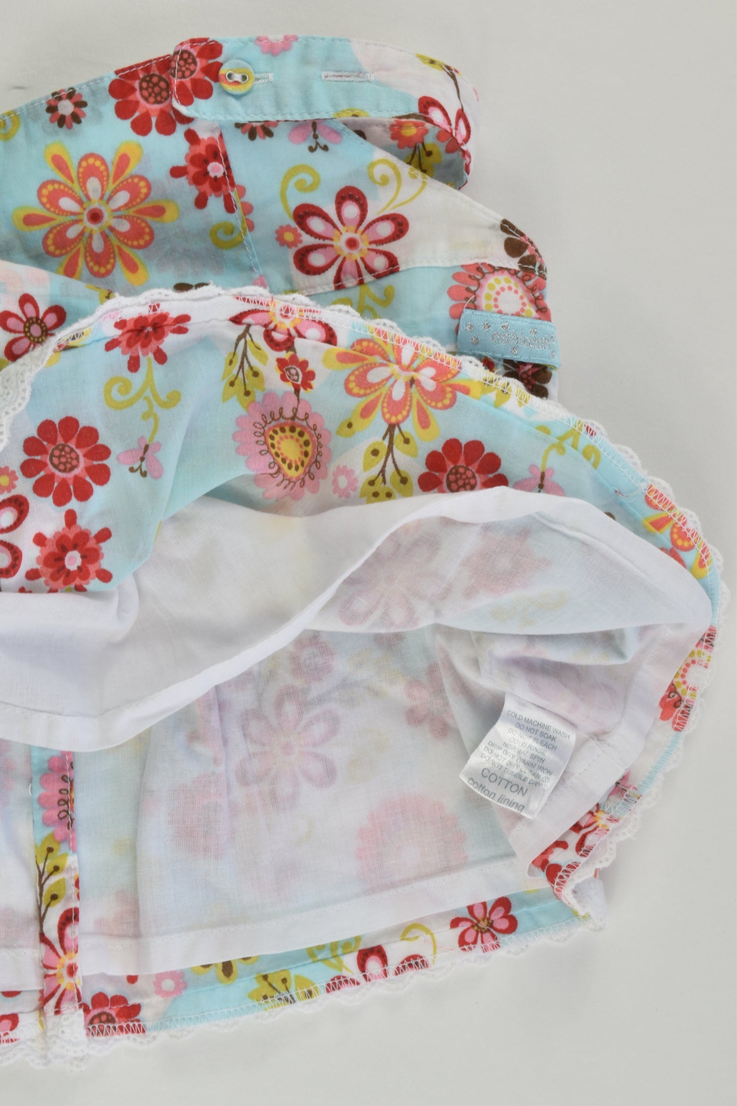 OshKosh Size 1 Lined Floral Blouse/Tunic
