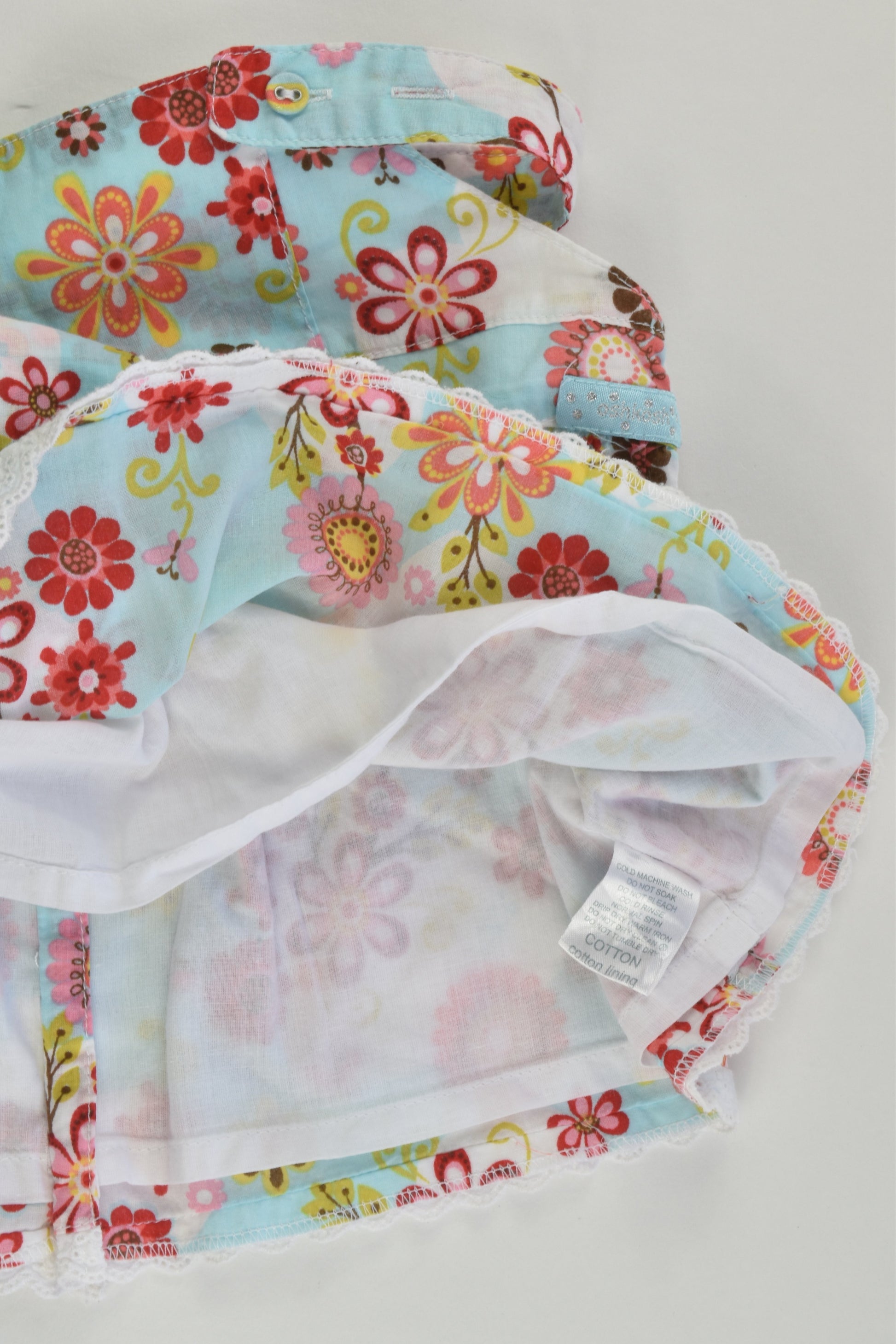 OshKosh Size 1 Lined Floral Blouse/Tunic