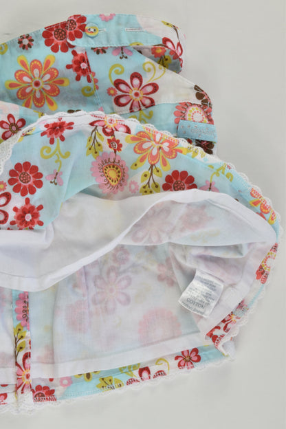 OshKosh Size 1 Lined Floral Blouse/Tunic