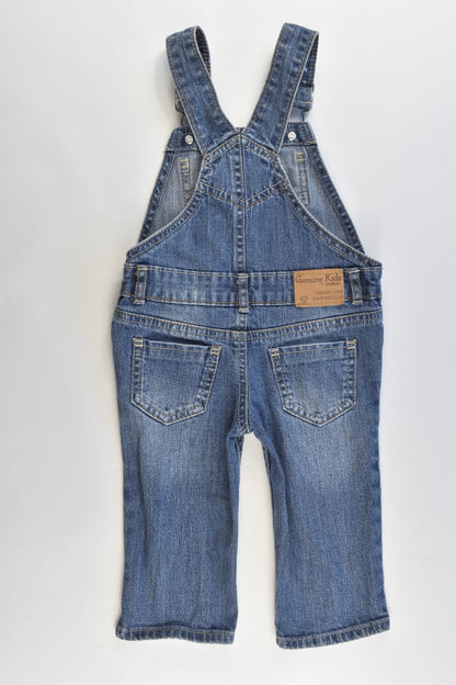 OshKosh Size 12 months Stretchy Denim Overalls