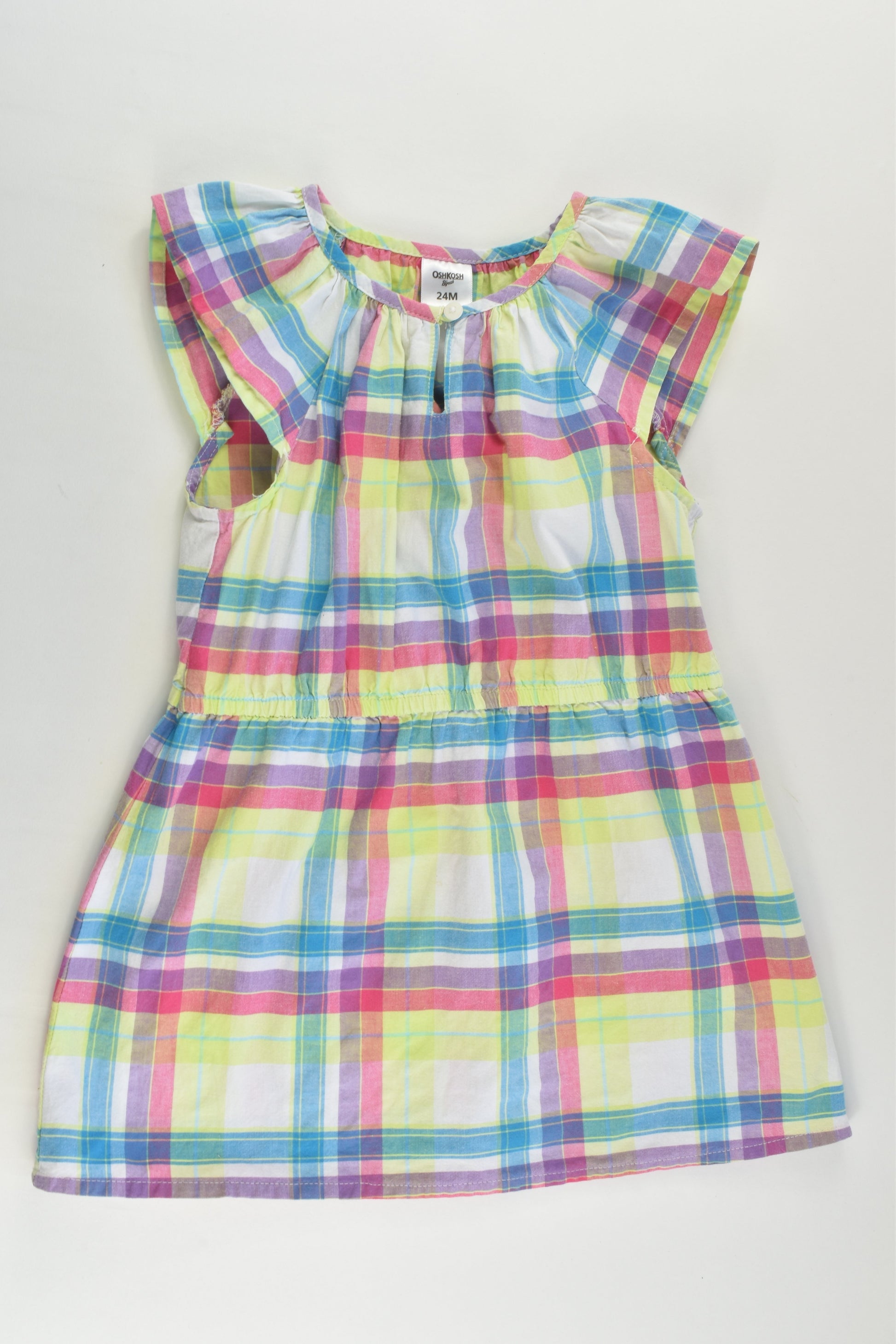 OshKosh Size 2 (24 months) Checked Dress