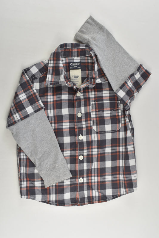 OshKosh Size 2 Checked Shirt