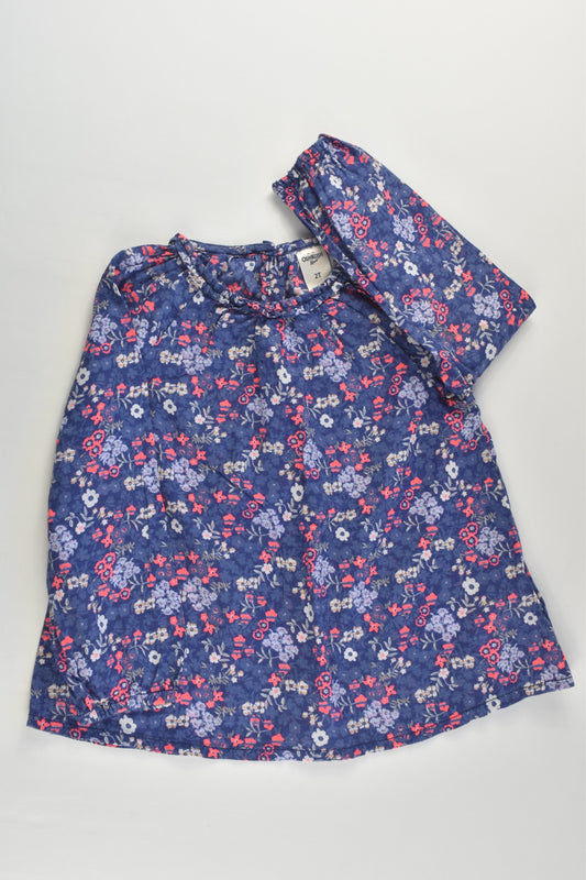 OshKosh Size 2 Floral Blouse
