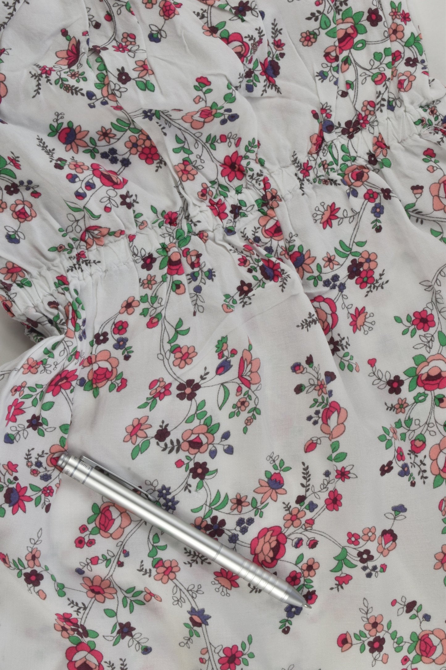 Ouch Size 3 Floral Viscose Dress