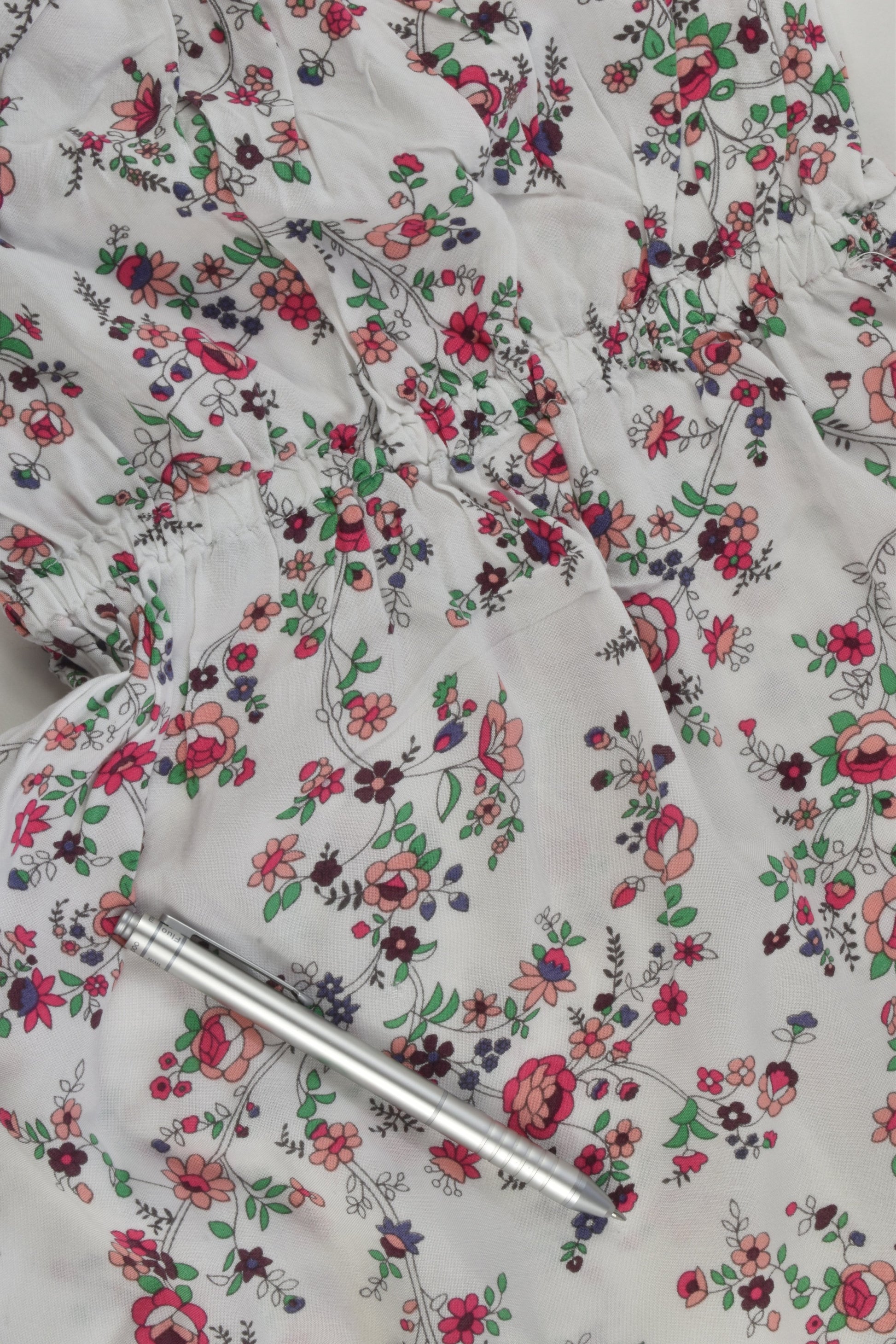 Ouch Size 3 Floral Viscose Dress