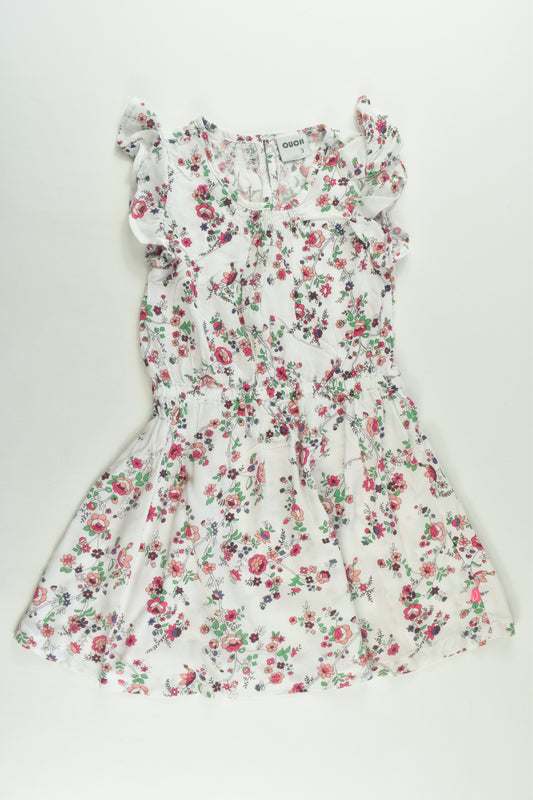Ouch Size 3 Floral Viscose Dress