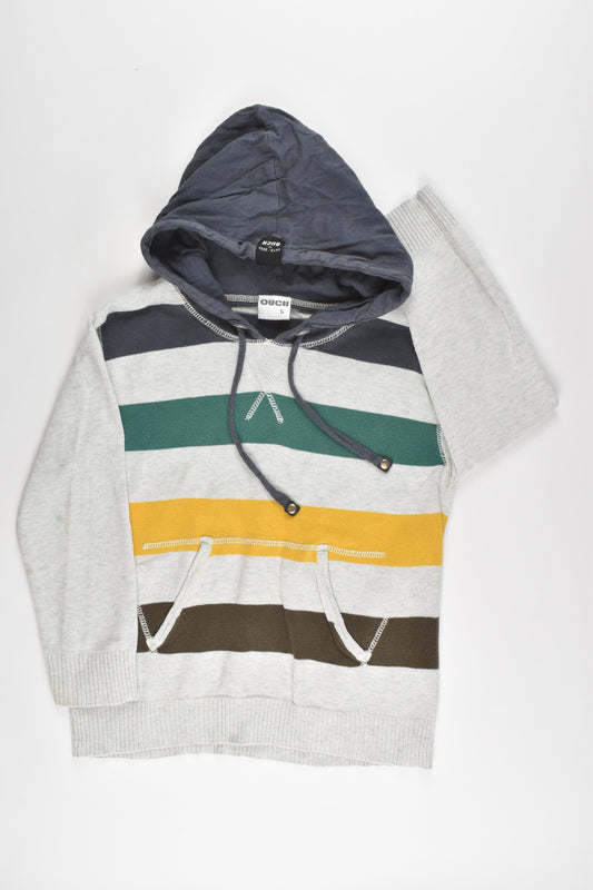 Ouch Size 5 Knitted Sweater with Hoodie