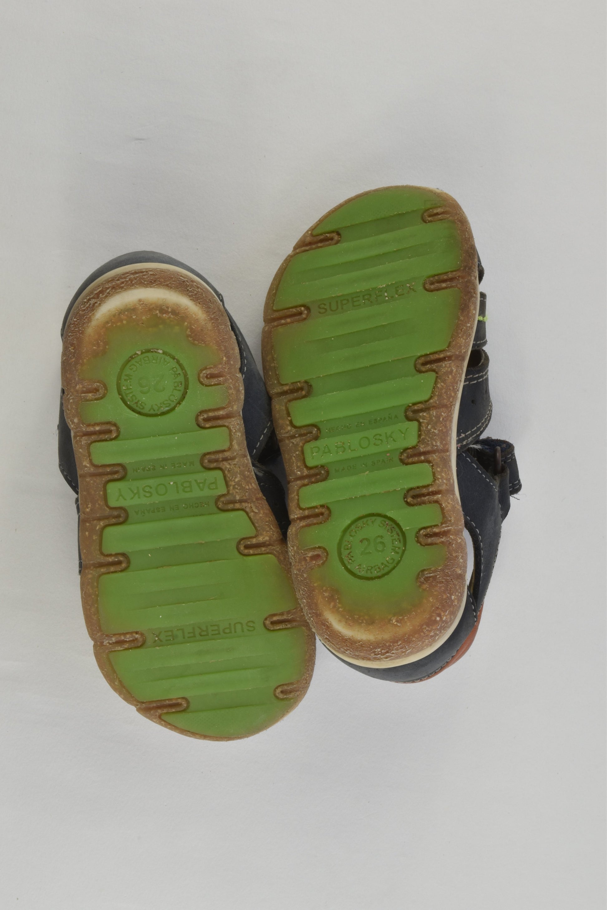 Pablosky (Spain) Size EUR 26 Leather Sandals
