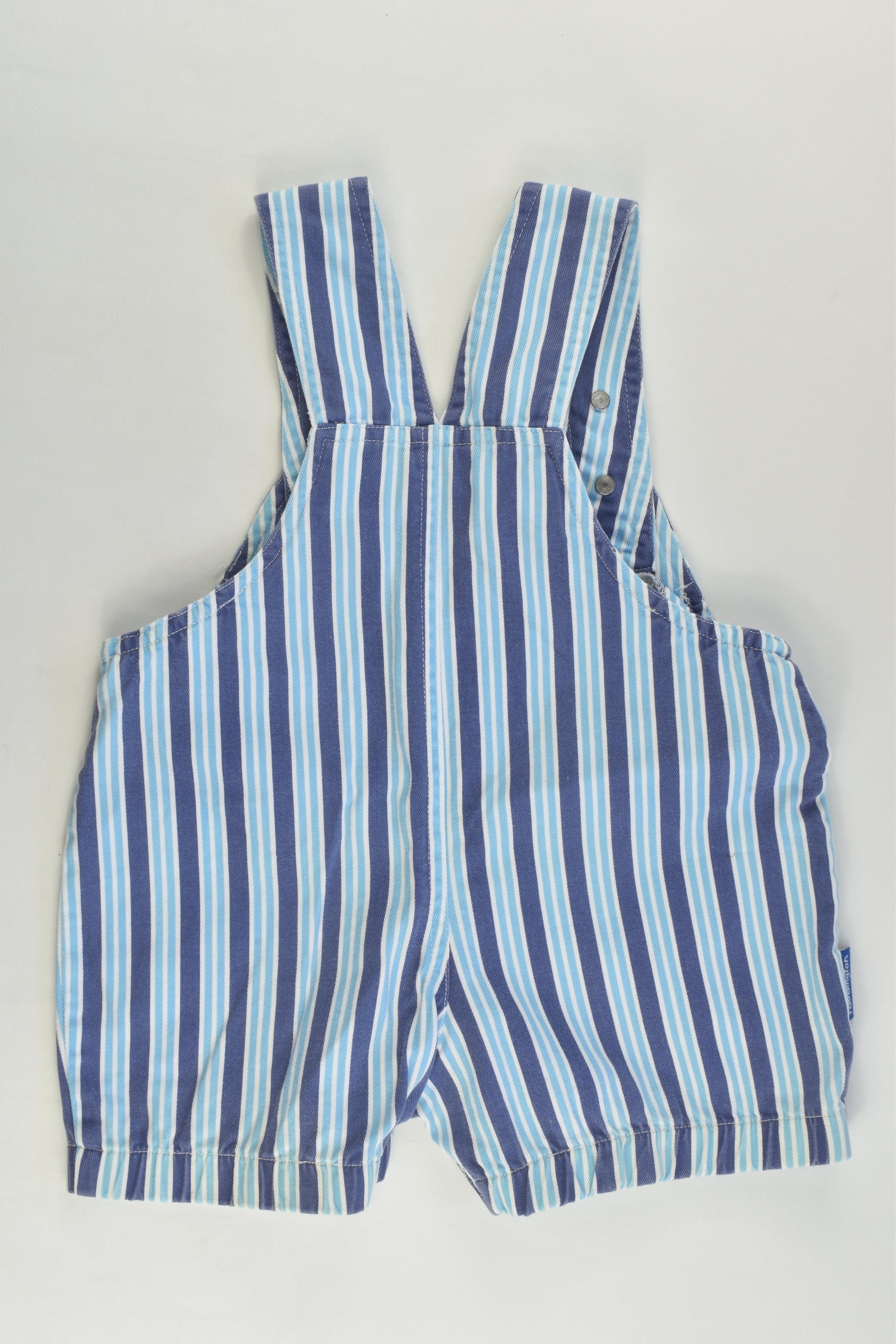 Paddington Bear Size 00 Short Striped Overalls