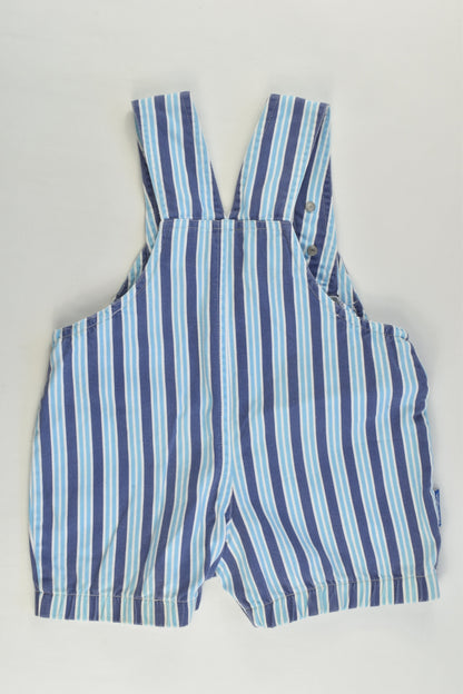 Paddington Bear Size 00 Short Striped Overalls